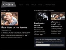 Tablet Screenshot of cinepsy.com